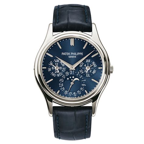 Patek Philippe Grand Complications Blue Dial Chronograph Men .